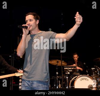 Walker Hayes performs at '90s Country' Night at CRS held at the Country Music Hall of Fame & Museum on February 14, 2019 in Nashville, TN. Stock Photo