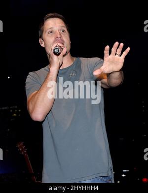 Walker Hayes performs at '90s Country' Night at CRS held at the Country Music Hall of Fame & Museum on February 14, 2019 in Nashville, TN. Stock Photo