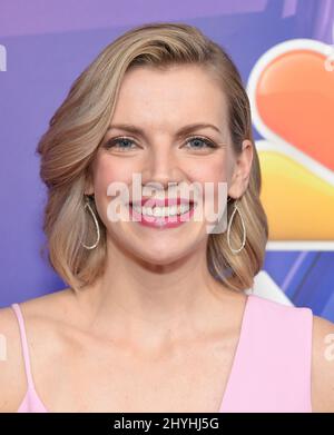 Kara Killmer attending the NBC Universal Mid Season Press Day in Los Angeles Stock Photo