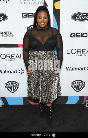 Amber Riley attending the Essence Celebrates Black Women in Hollywood ...
