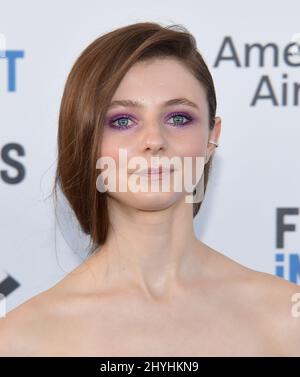 Thomasin McKenzie attends the 2019 Film Independent Spirit Awards on