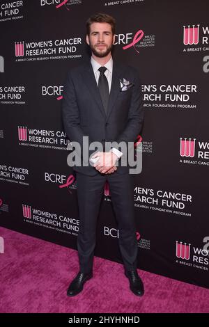 Liam Hemsworth at An Unforgettable Evening benefiting the Women's Cancer Research Fund held at the Beverly Wilshire Hotel on February 28, 2019 in Beverly Hills, CA. Stock Photo