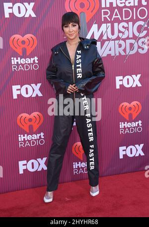 Jackie Cruz arriving to the iHeart Radio Music Awards at Microsoft