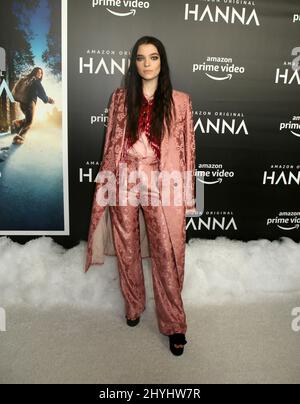 Esme Creed-Miles attending the 'Hanna' New York Premiere held at The Whitby Hotel on March 21, 2019 in New York City, NY Stock Photo