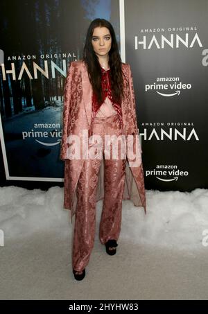 Esme Creed-Miles attending the 'Hanna' New York Premiere held at The Whitby Hotel Stock Photo