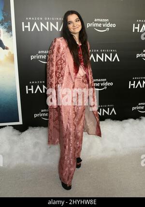 Esme Creed-Miles attending the 'Hanna' New York Premiere held at The Whitby Hotel Stock Photo