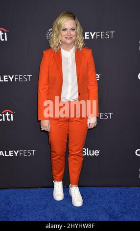 Amy Poehler at NBC's Parks and Recreation 10th Anniversary Reunion during PaleyFest Los Angeles 2019 at the Dolby Theatre on March 21, 2019 in Hollywood, CA. Stock Photo