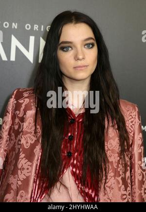 Esme Creed-Miles attending the 'Hanna' New York Premiere held at The Whitby Hotel Stock Photo