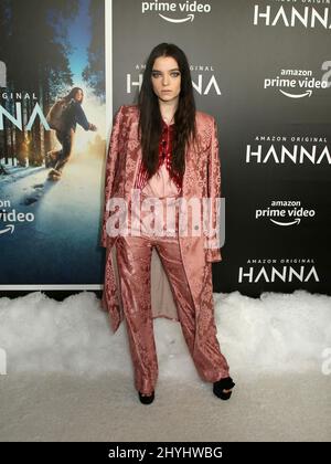 Esme Creed-Miles attending the 'Hanna' New York Premiere held at The Whitby Hotel on March 21, 2019 in New York City, NY Stock Photo