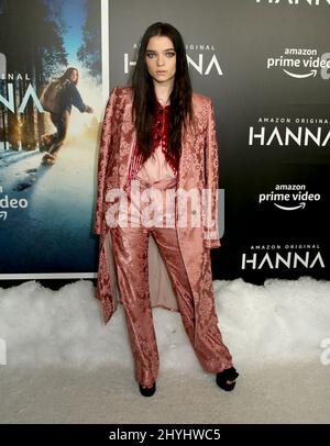 Esme Creed-Miles attending the 'Hanna' New York Premiere held at The Whitby Hotel Stock Photo