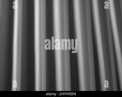 Abstract white lines background. Blurry white lines converging on top Stock Photo