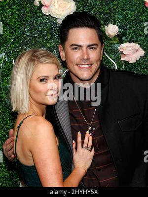 (L-R) Ariana Madix and Tom Sandoval arrives at the 2022 MTV Movie & TV