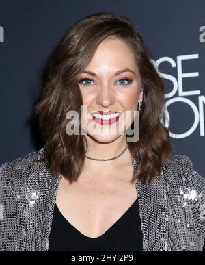Laura Osnes attending FX's 'Fosse/Verdon' Premiere held at the Gerald Schoenfeld Theatre on April 8, 2019 in New York City, NY Stock Photo