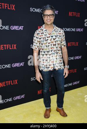 Jaime Camil attending the Netflix's Someone Get special screening held at the ArcLight Cinemas Hollywood, Los Angeles on Wednesday April 17, 2019 Stock Photo