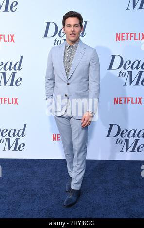 James Marsden attending the season one premiere of Netflix's 'Dead To Me' held at the Regal Cinemas L.A. Live on May 2, 2019 in Santa Monica, California Stock Photo