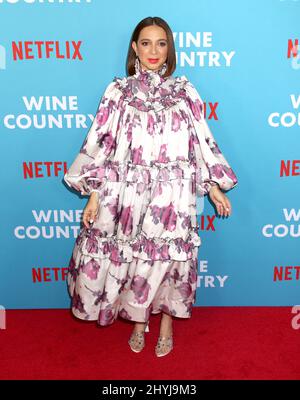 Maya Rudolph attending the 'Wine Country' World Premiere held at The Paris Theatre in New York City Stock Photo