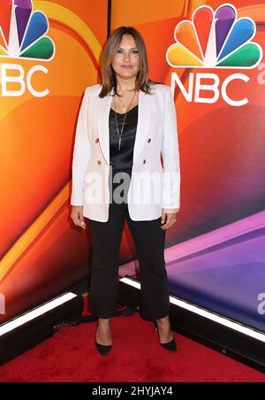 Mariska Hargitay attending the NBC 2019 Upfront held at The Four Seasons Hotel on May 13, 2019 in New York. Stock Photo