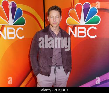 Justin Hartley attending NBCUniversal Upfront in New York Stock Photo