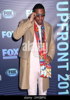 Nick Cannon attending Fox Networks Upfront in New York Stock Photo