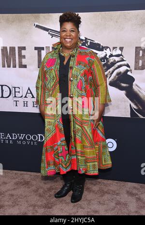 Cleo King at HBO Films' 'Deadwood' Los Angeles premiere Stock Photo