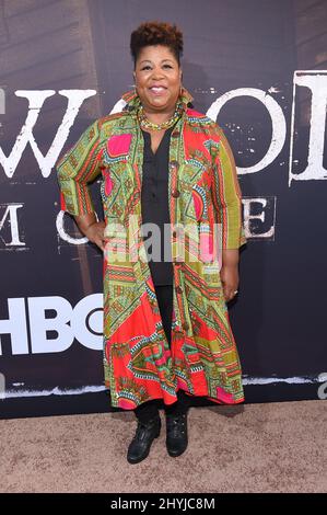 Cleo King at HBO Films' 'Deadwood' Los Angeles premiere Stock Photo