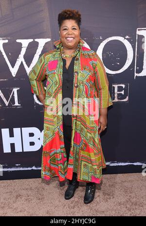 Cleo King at HBO Films' 'Deadwood' Los Angeles premiere Stock Photo