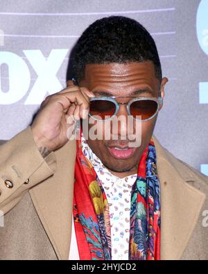 Nick Cannon attending the FOX Networks 2019 Upfront held at Wollman Rink in Central Park Stock Photo