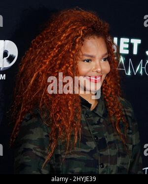 Janet Jackson attends the Janet Jackson Las Vegas residency debut with Metamorphosis after-party held at The Record Speakeasy and Club inside Park Stock Photo