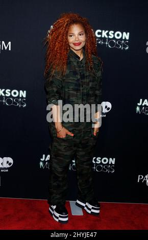 Janet Jackson attends the Janet Jackson Las Vegas residency debut with Metamorphosis after-party held at The Record Speakeasy and Club inside Park Stock Photo