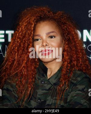 Janet Jackson attends the Janet Jackson Las Vegas residency debut with Metamorphosis after-party held at The Record Speakeasy and Club inside Park Stock Photo