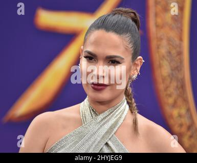 Nadine Velazquez arriving to the 'Aladdin' World Premiere at El Capitan Theatre on May 21, 2019 in Hollywood, CA. Stock Photo