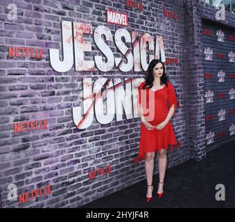 Krysten Ritter attending Marvel's 'Jessica Jones' Season 3 Special Screening held at the ArcLight Cinemas Hollywood on May 28, 2019 in Hollywood Stock Photo