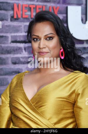 Aneesh Sheth attending Marvel's 'Jessica Jones' Season 3 Special Screening held at the ArcLight Cinemas Hollywood on May 28, 2019 in Hollywood Stock Photo
