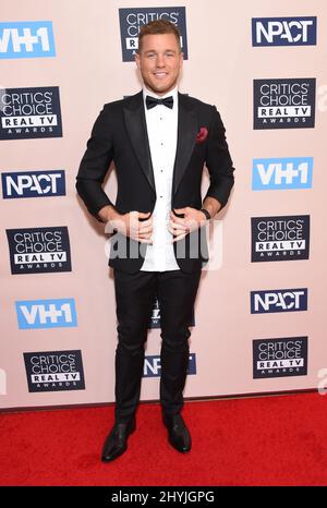 Colton Underwood at the Critics' Choice Real TV Awards held at the Beverly Hilton Hotel Stock Photo