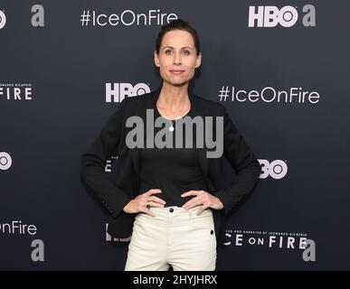 Minnie Driver arriving to the HBO's 'Ice on Fire' Premiere at LACMA on June 05, 2019 in Los Angeles, USA. Stock Photo