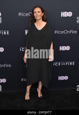 Leila Conners arriving to the HBO's 'Ice on Fire' Premiere at LACMA on June 05, 2019 in Los Angeles, CA. Stock Photo