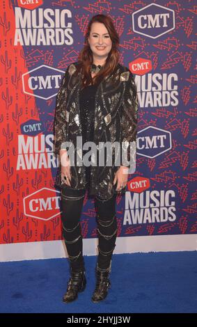 Hilary Williams at the 2019 CMT Music Awards held at the Bridgestone Arena on June 5, 2019 in Nashville, TN. Stock Photo