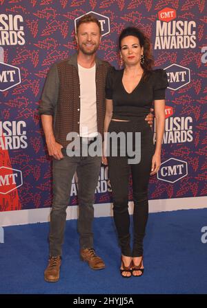 Dierks Bentley and Cassidy Black at the 2019 CMT Music Awards held at the Bridgestone Arena on June 5, 2019 in Nashville, TN. Stock Photo