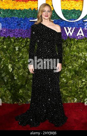 Laura Linney attends the 73rd annual Tony Awards at Radio City Music Hall in New York Stock Photo