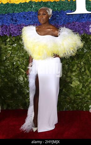 Cynthia Erivo attends the 73rd annual Tony Awards at Radio City Music Hall in New York Stock Photo