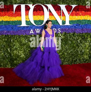 Lucy Liu attends the 73rd annual Tony Awards at Radio City Music Hall in New York Stock Photo