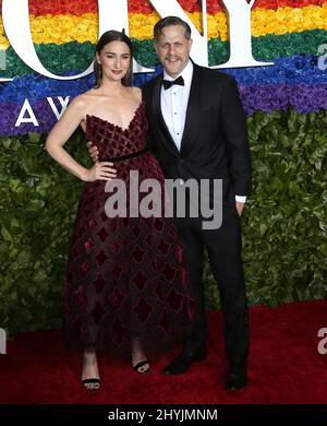 Sara Bareilles and Joe Tippett attends the 73rd annual Tony Awards at Radio City Music Hall in New York Stock Photo