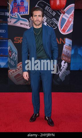 Jake Gyllenhaal at the 'Spider-Man: Far From Home' world premiere held at the TCL Chinese Theatre IMAX on June 26, 2019 in Hollywood, CA. Stock Photo