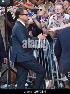 Leonardo DiCaprio at the Los Angeles premiere of 'Once Upon A Time In Hollywood' held at the TCL Chinese Theatre on July 22, 2019 in Hollywood, CA. Stock Photo