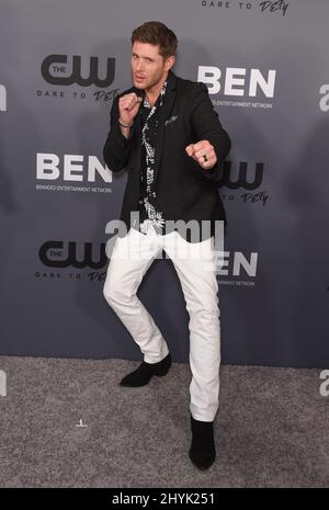 Jensen Ackles arriving to the The CW's Summer TCA All Star Party at Beverly Hilton Hote Stock Photo