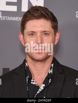 Jensen Ackles arriving to the The CW's Summer TCA All Star Party at Beverly Hilton Hote Stock Photo