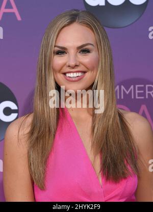 Hannah Brown arriving to the ABC's TCA Summer Press Tour Carpet Event
