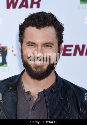 Adan Canto attending the 'Bennett's War' premiere at Steven J. Ross