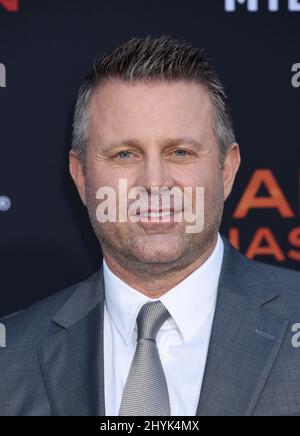 Ric Roman Waugh at the Los Angeles premiere of 'Angel Has Fallen' held at the Regency Village Theatre Stock Photo