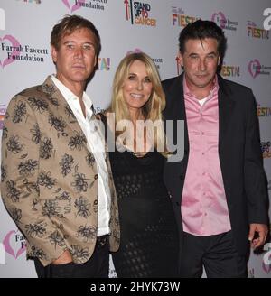 Lawrence Piro, Alana Stewart and Billy Baldwin at The Farrah Fawcett Foundation's Tex-Mex Fiesta held at the Wallis Annenberg Center for the Performing Arts on September 6, 2019 in Beverly Hills, USA. Stock Photo
